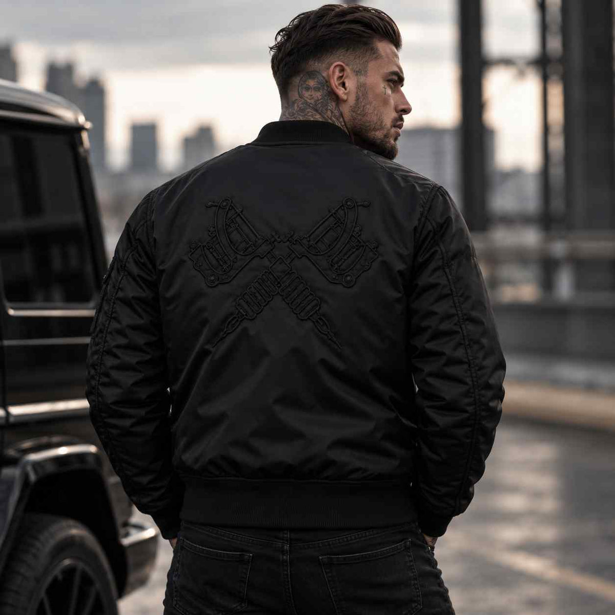 Giacca bomber Tattooguns - uomo