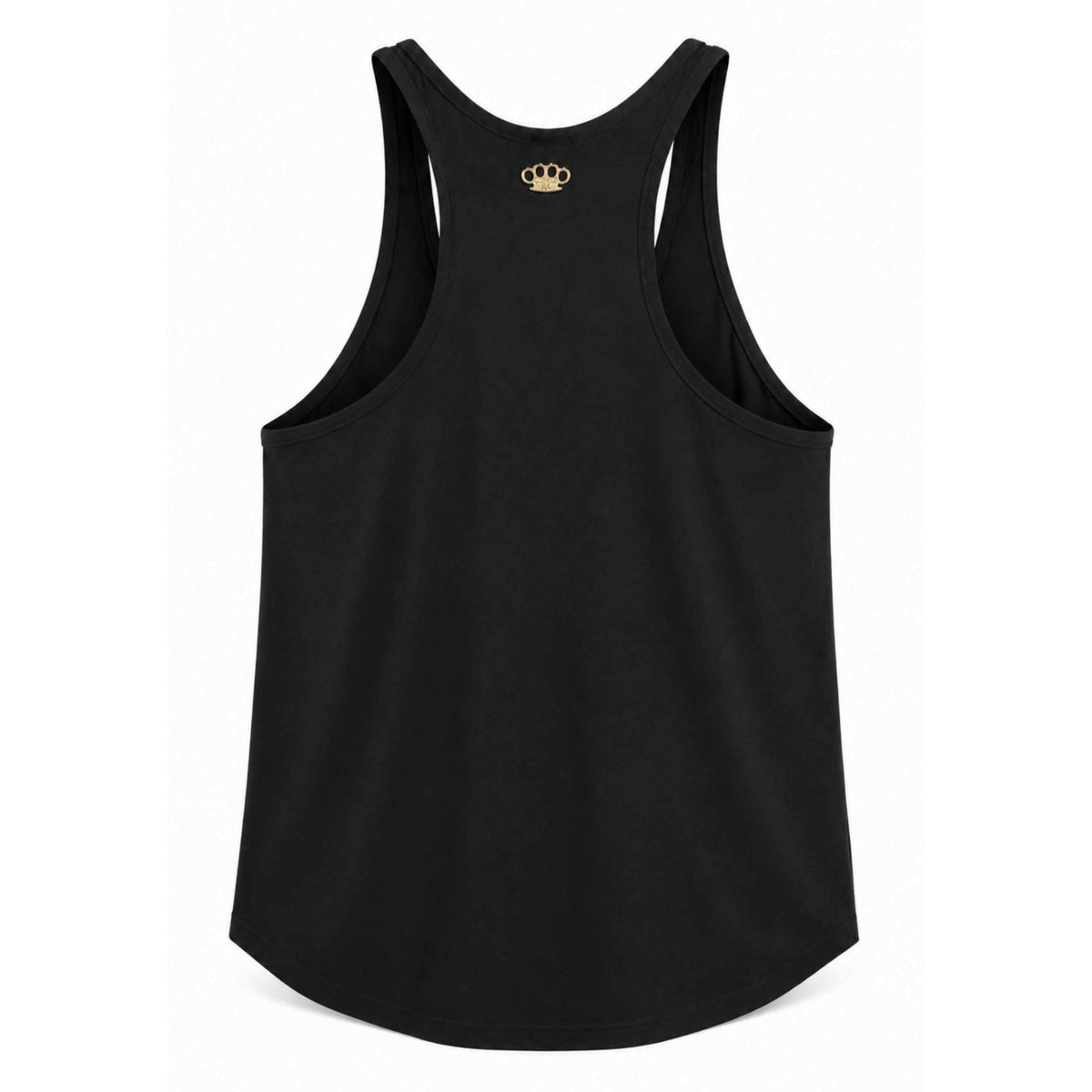 Débardeur MVL Original streetwear noir, dos avec petit logo MVL doré dans la nuque