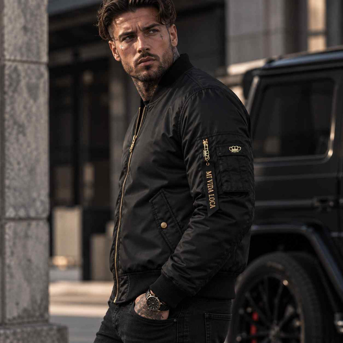 Giacca bomber Tattooguns - uomo