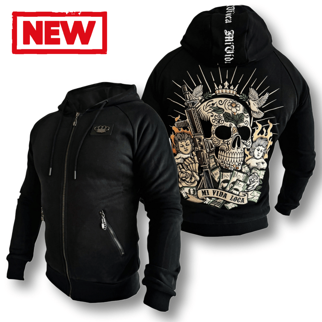 MVL ángeles y dinero هودي - أسود