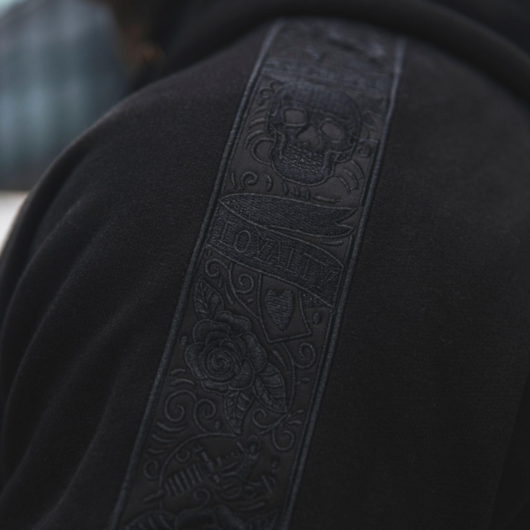 LFR Eşofmanlı Kapüşonlu Sweatshirt - Siyah/siyah