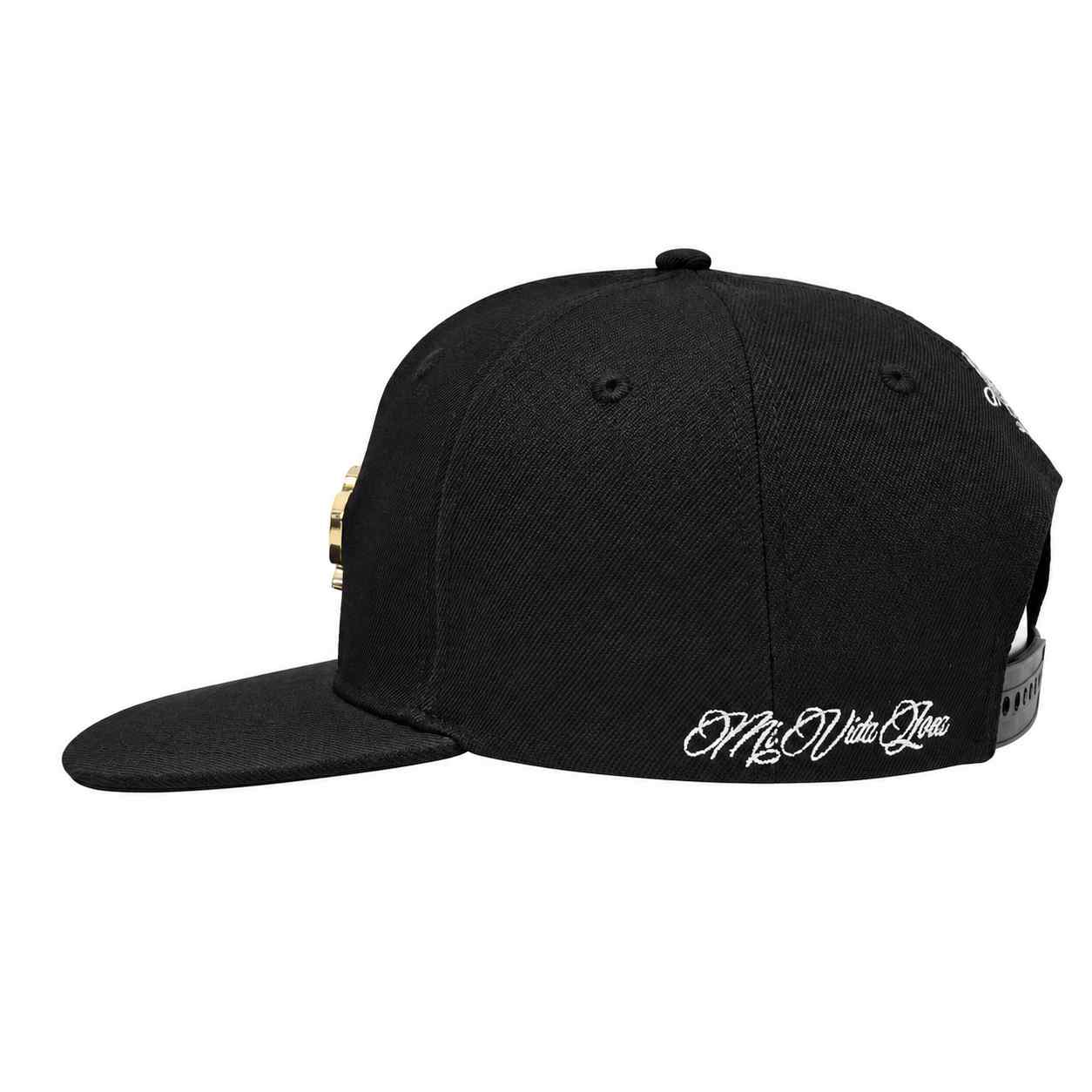 Gorra Snapback clásica de MVL, negra/negra