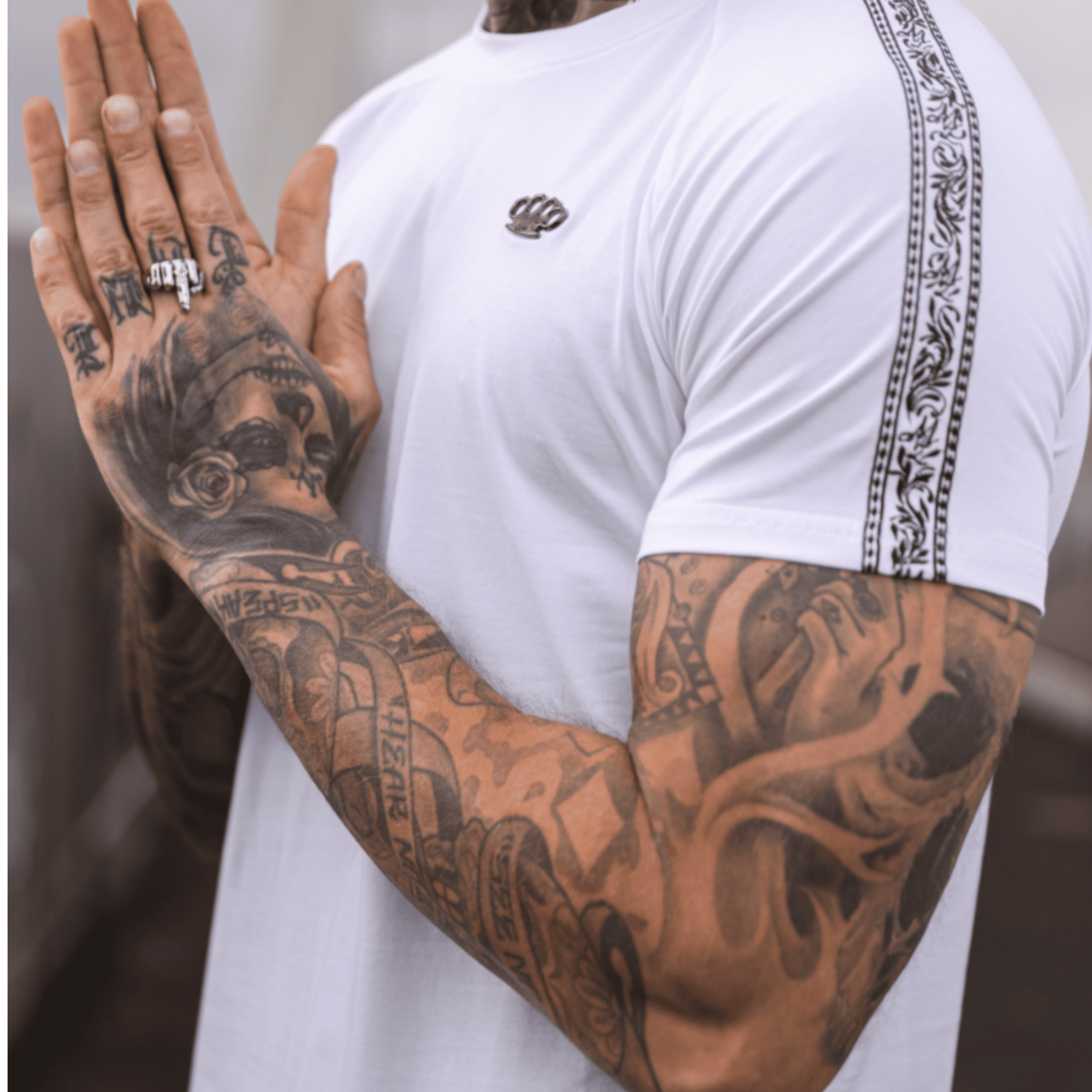 Maglietta MVL Meander - bianca