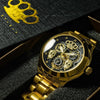 MVL "Double Skull" self-winding wristwatch - gold/gold