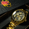MVL "Double Skull" self-winding wristwatch - gold/gold