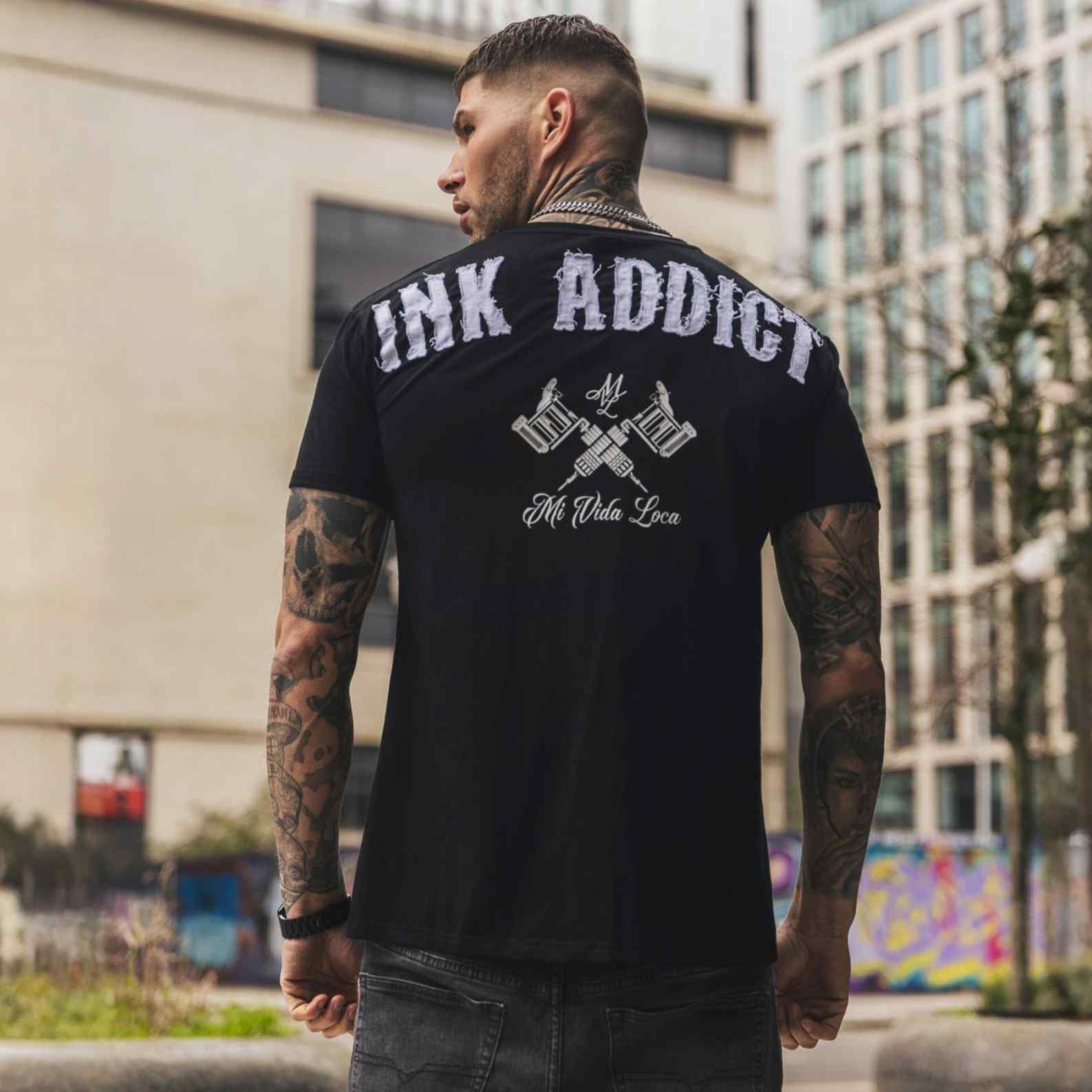 Ink addict T-shirt - black