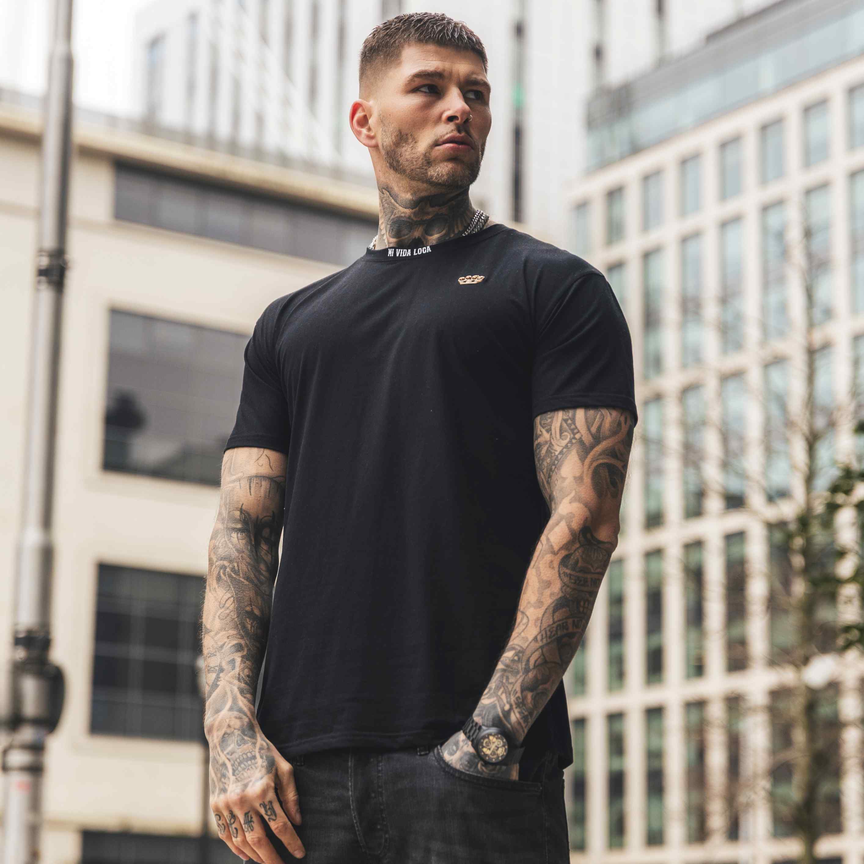Ink addict T-shirt - black