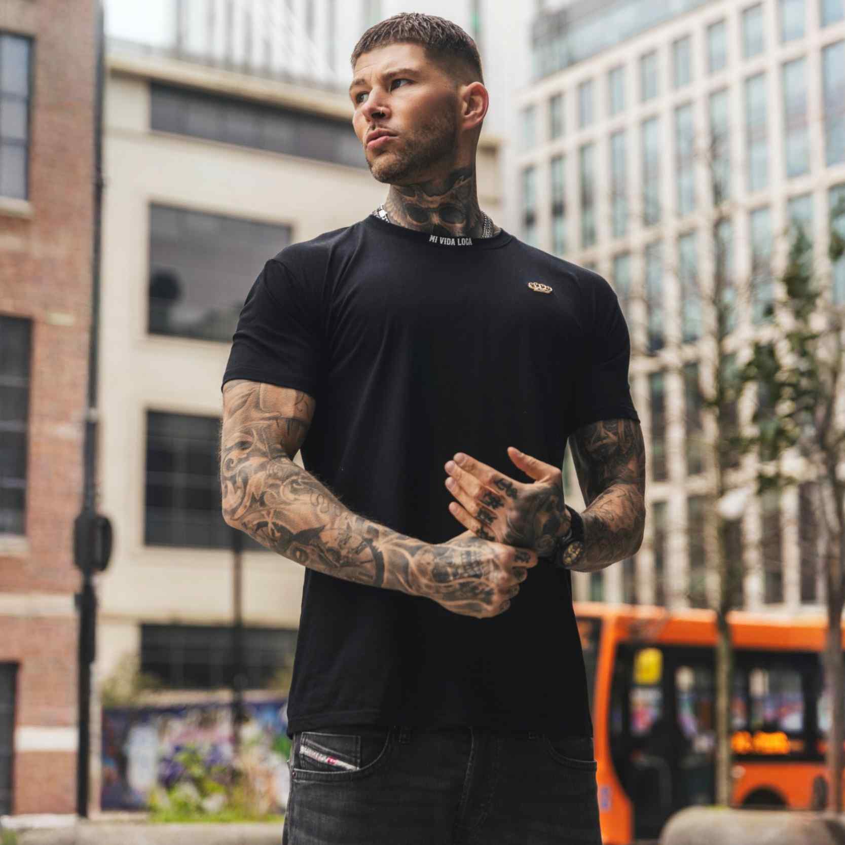 Ink addict T-shirt - black