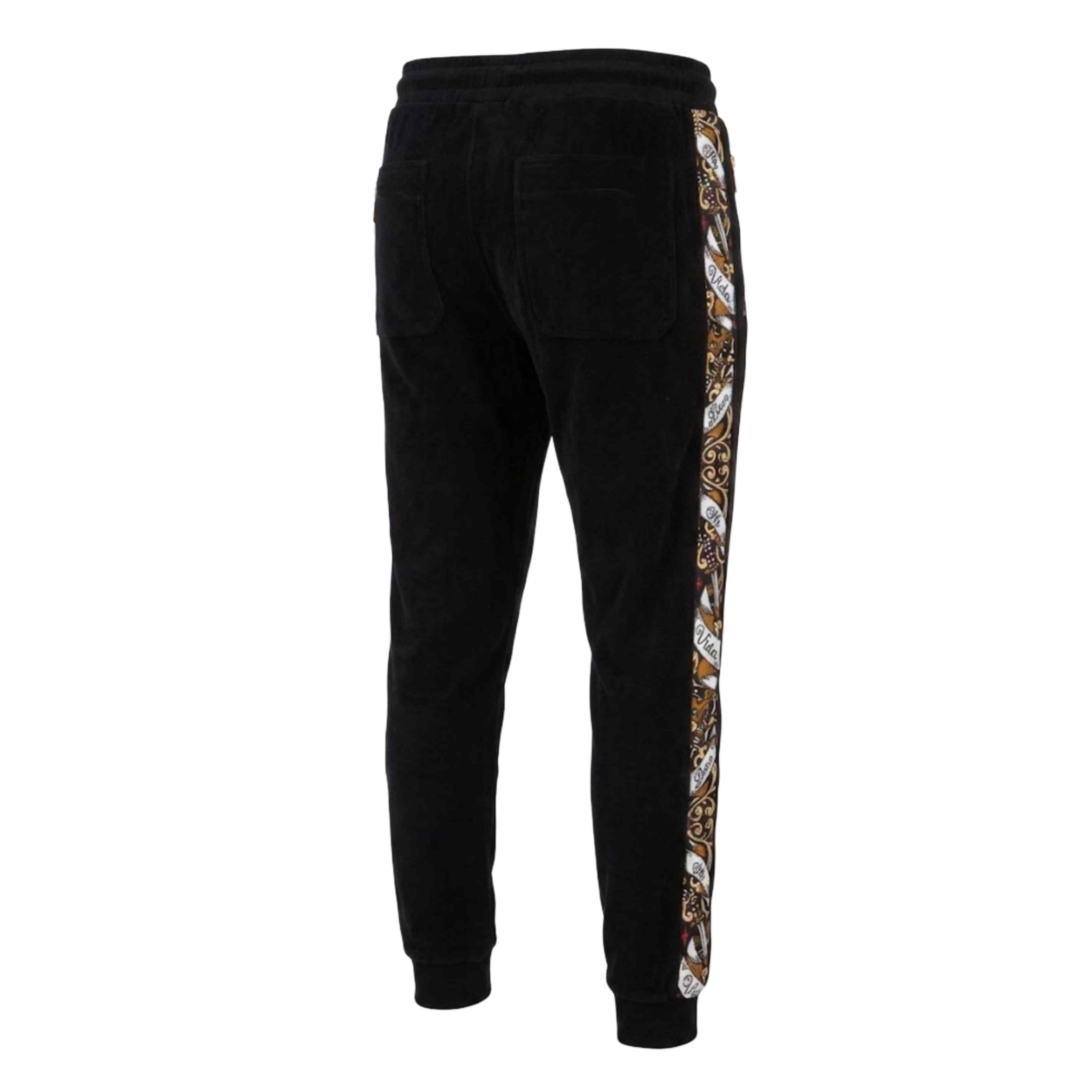 Savage ornate tracksuit jogger - black