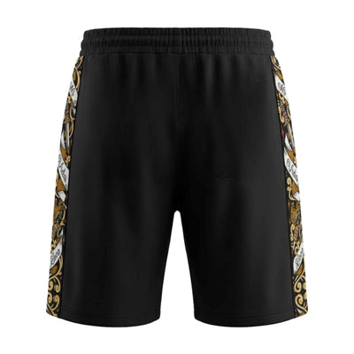 Savage ornate jogger shorts - black