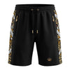 Savage ornate jogger shorts - black