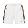 Savage ornate jogger shorts - white