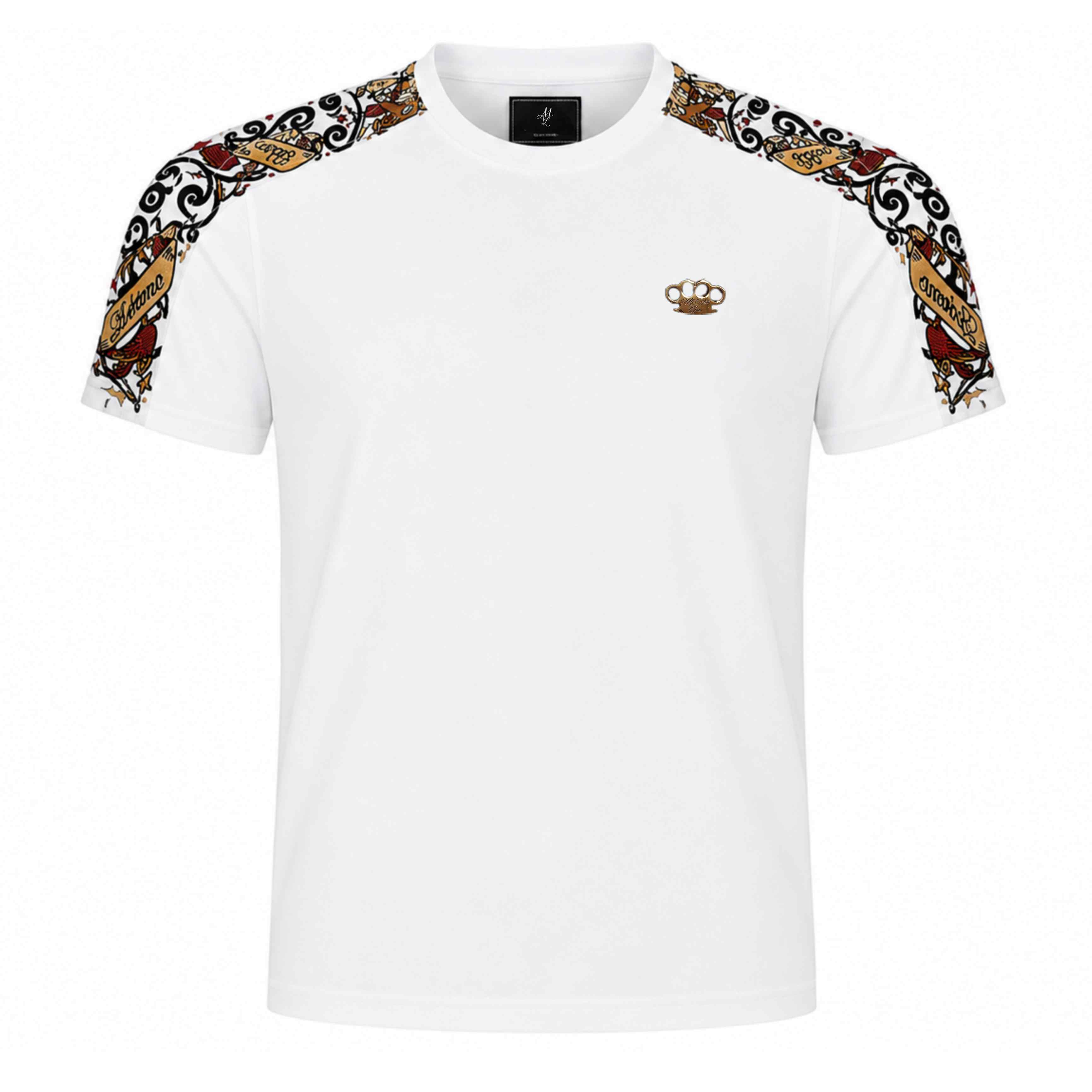 Savage ornate T-shirt - white
