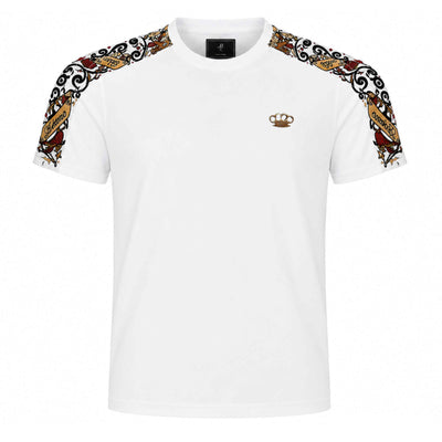 Savage ornate T-shirt - white