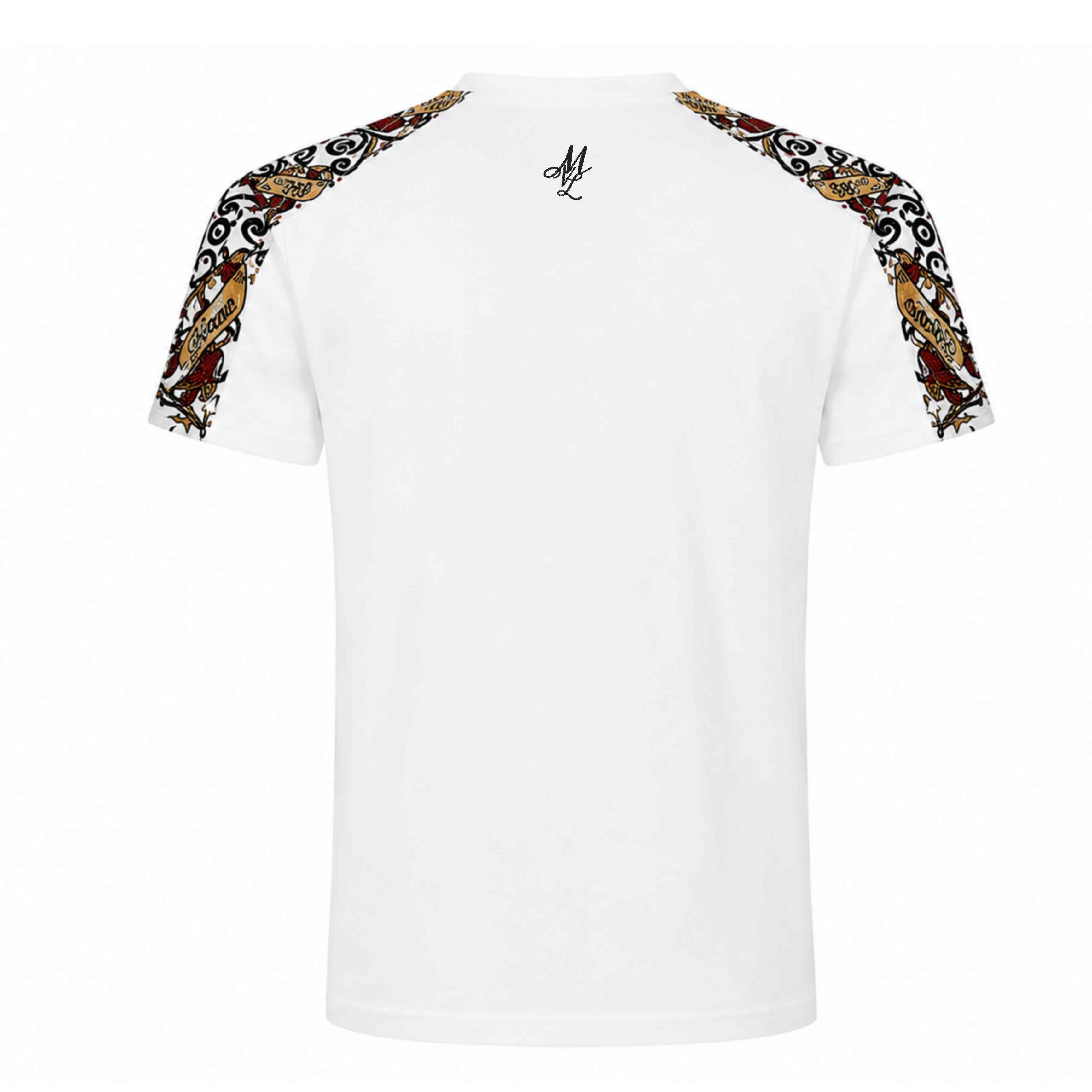 Savage ornate T-shirt - white