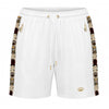 Calavera jogger shorts - white