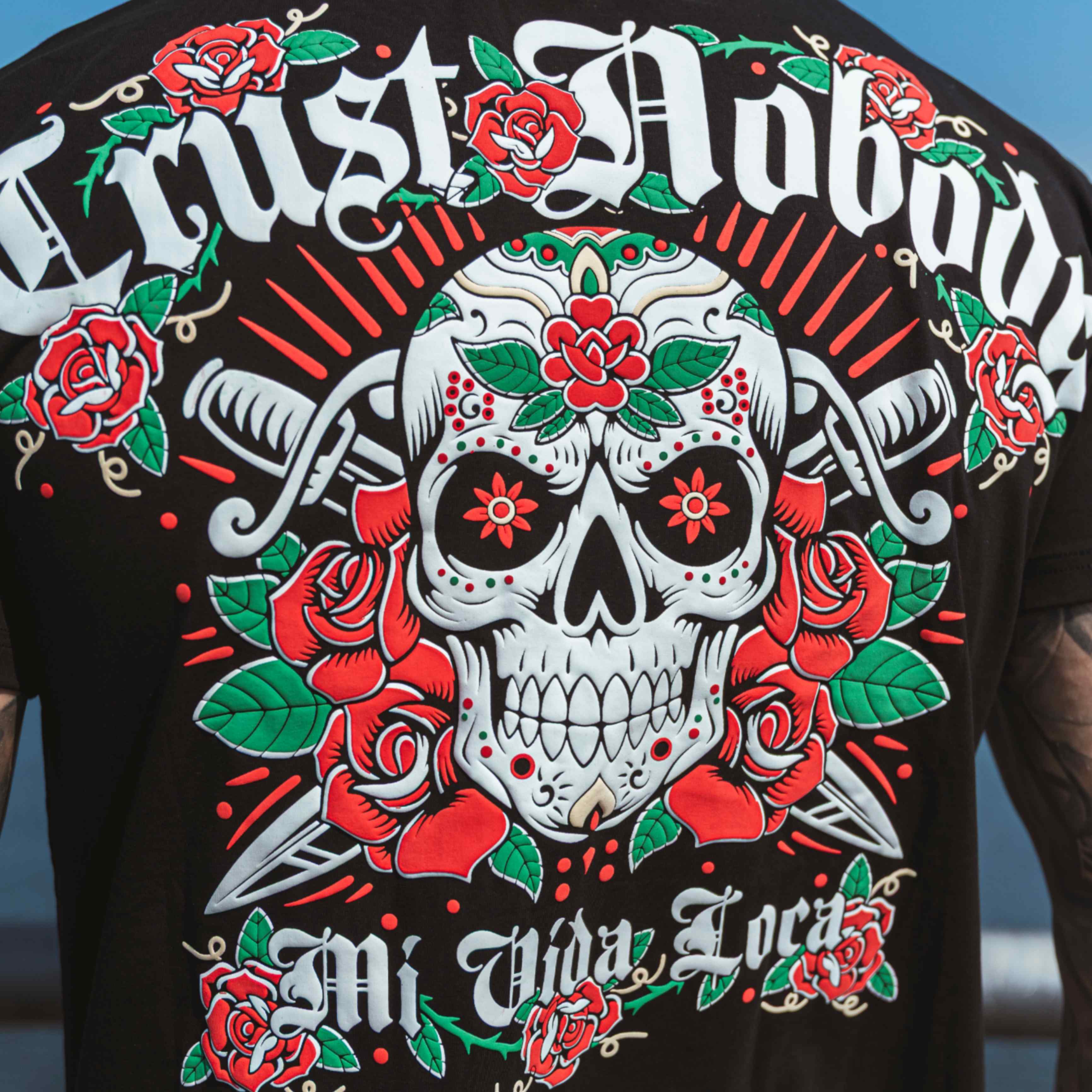 MVL "Trust nobody flower skull" T-shirt