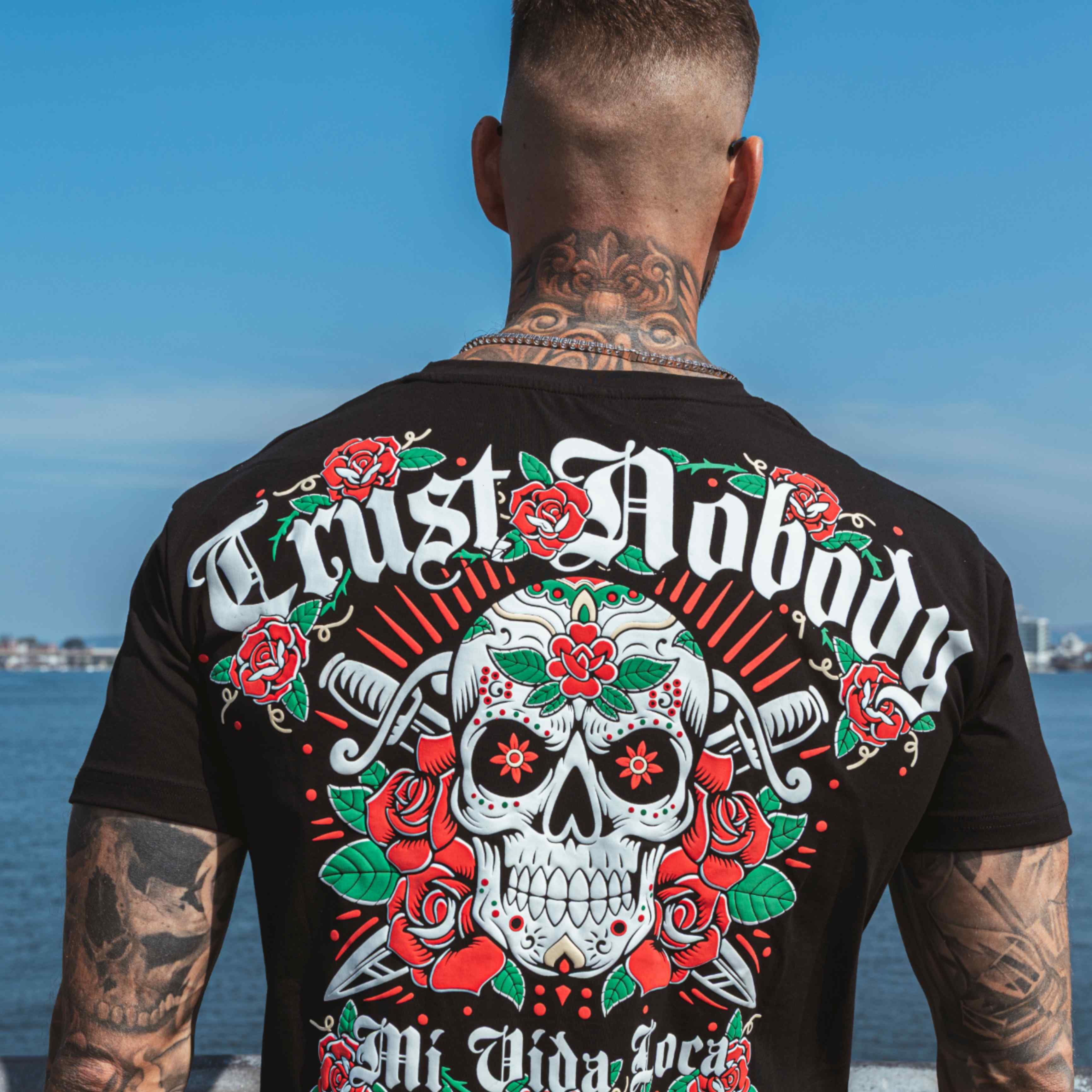 MVL "Trust nobody flower skull" T-shirt