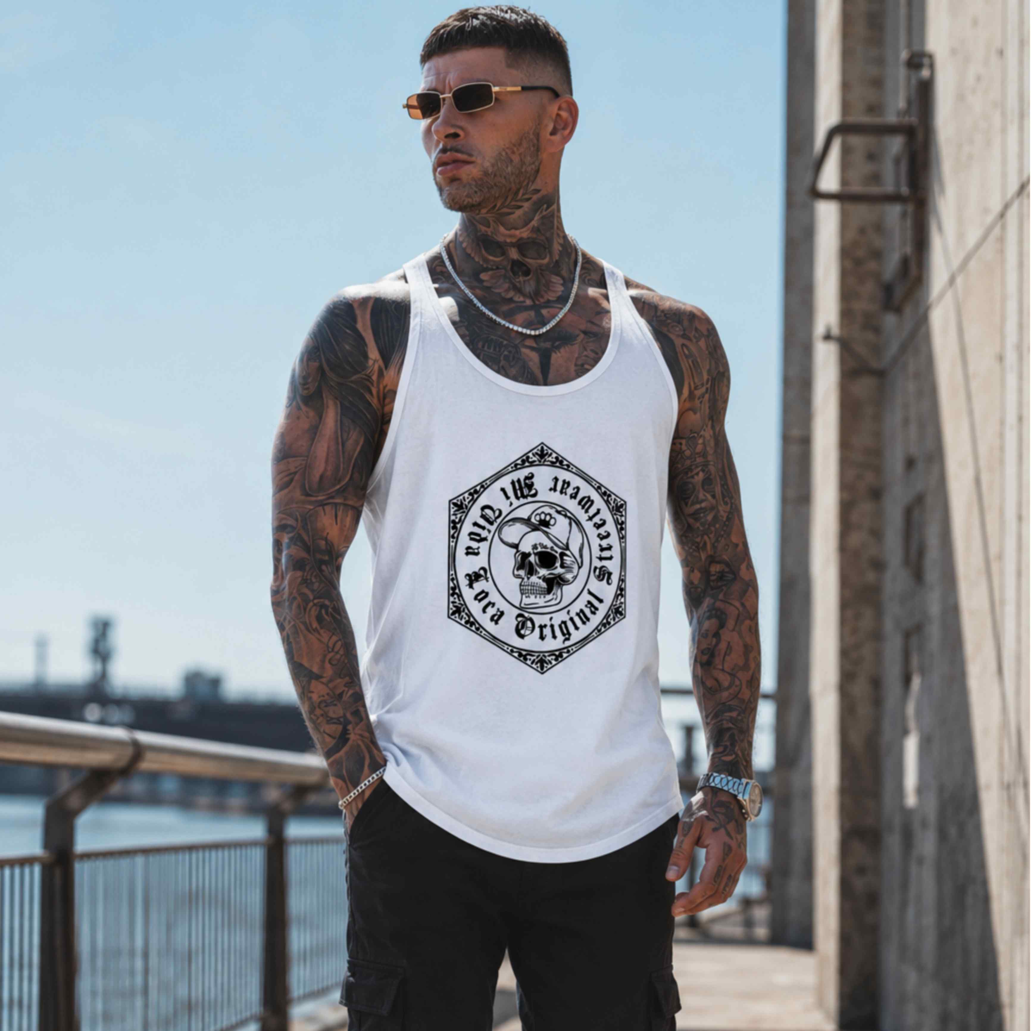 Canotta MVL "Original streetwear" - bianca