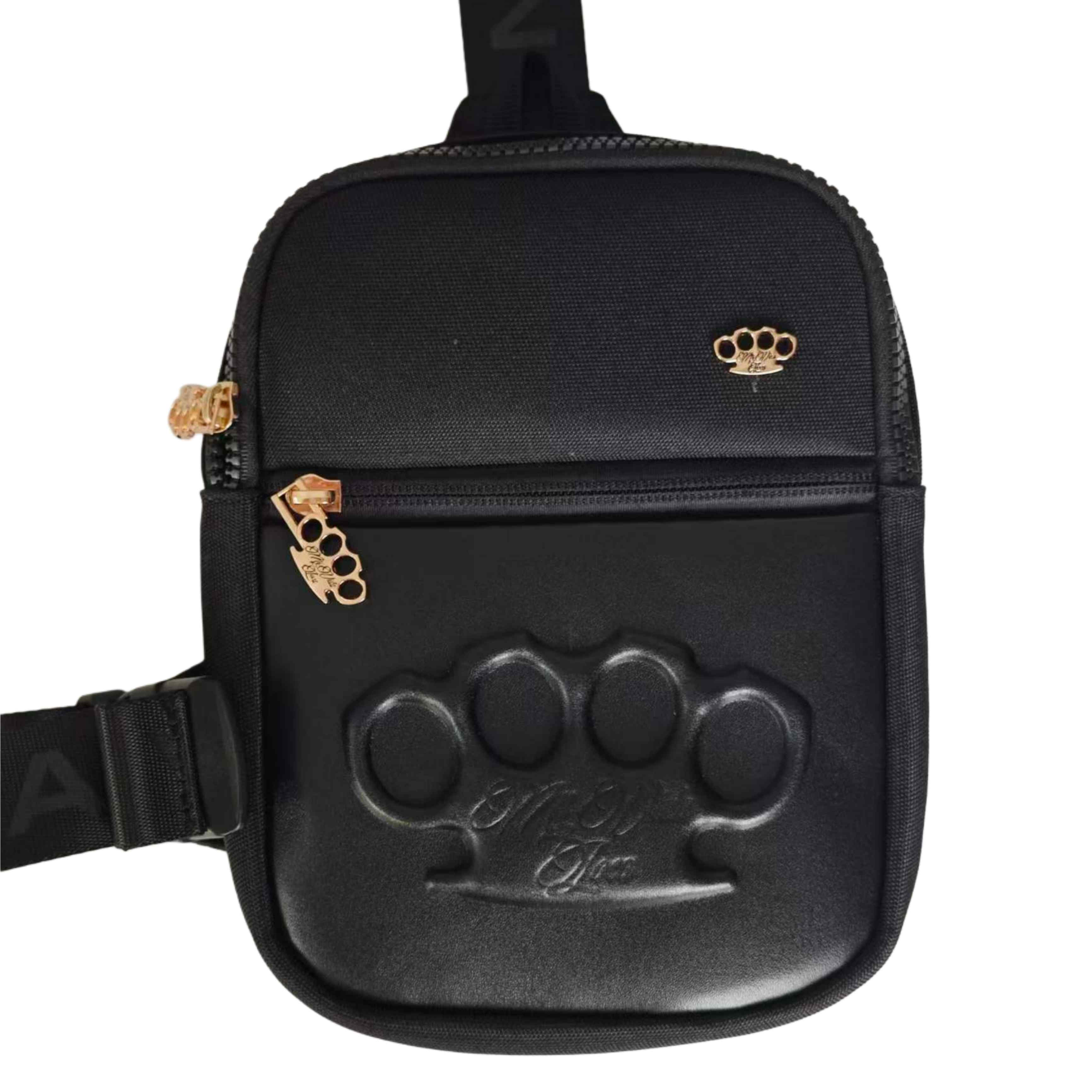 Brass knuckles messengerbag
